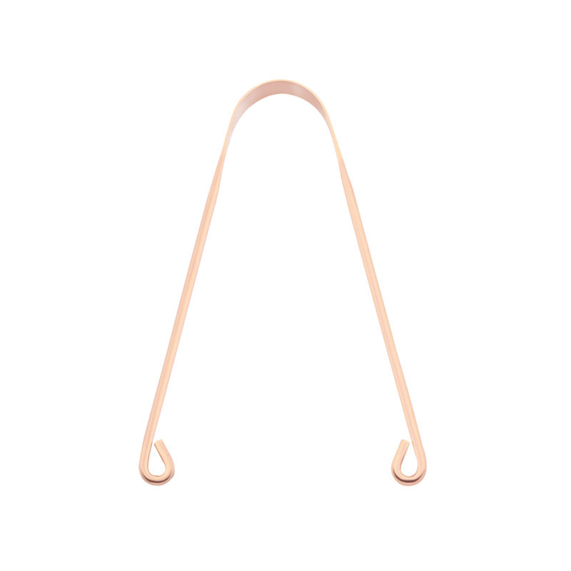 Copper tongue scraper