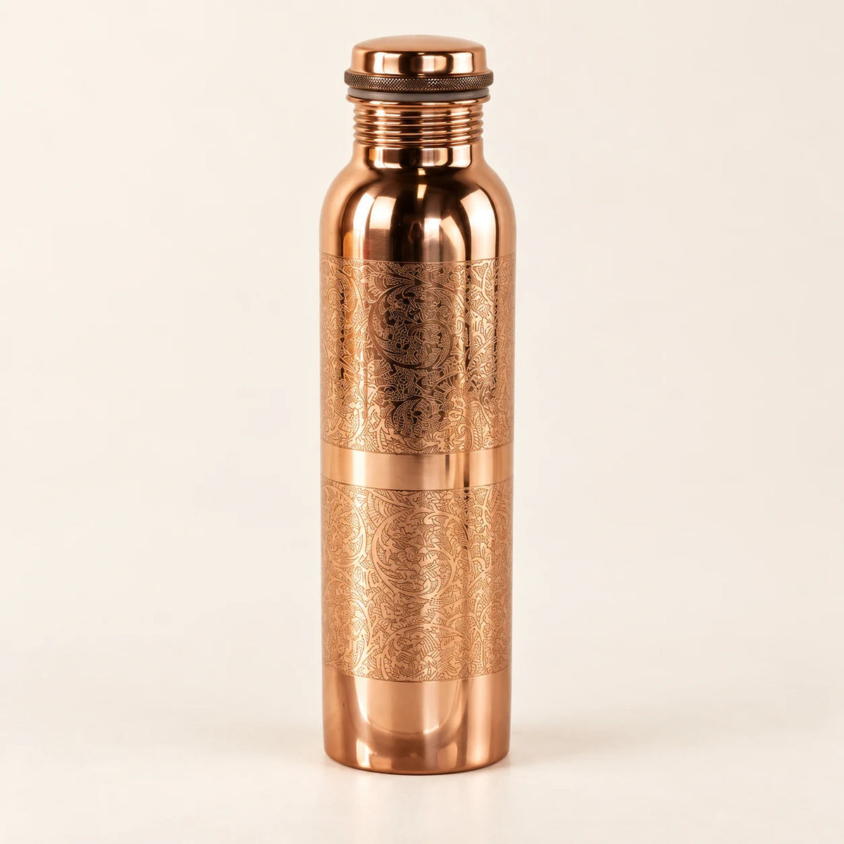 Special Edition Mandala Engraved Copper Water Bottle