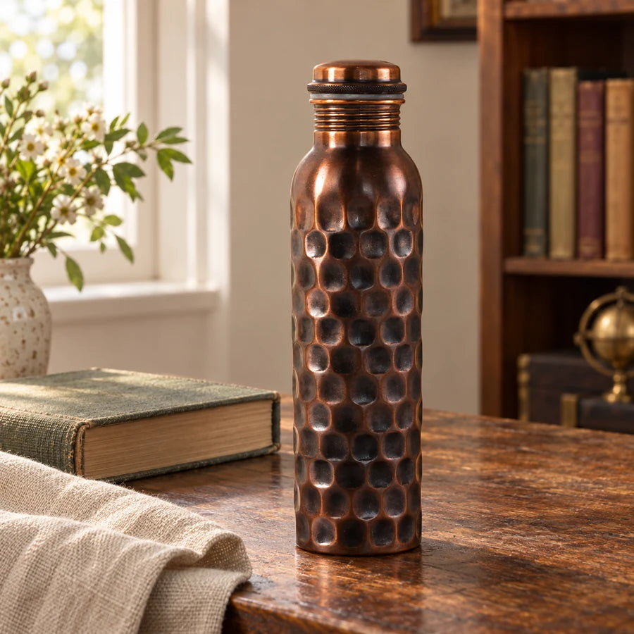 Antique black copper, at home