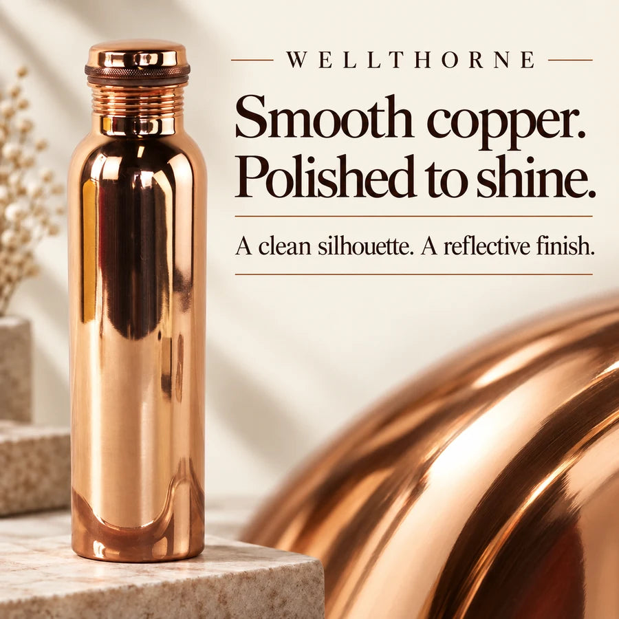 Smooth polished copper