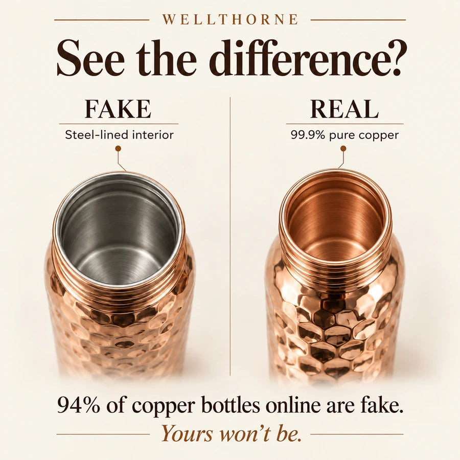 Everyday Copper Water Bottle — material comparison
