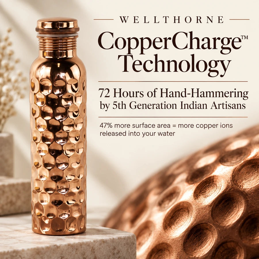 Everyday Copper Water Bottle — material detail